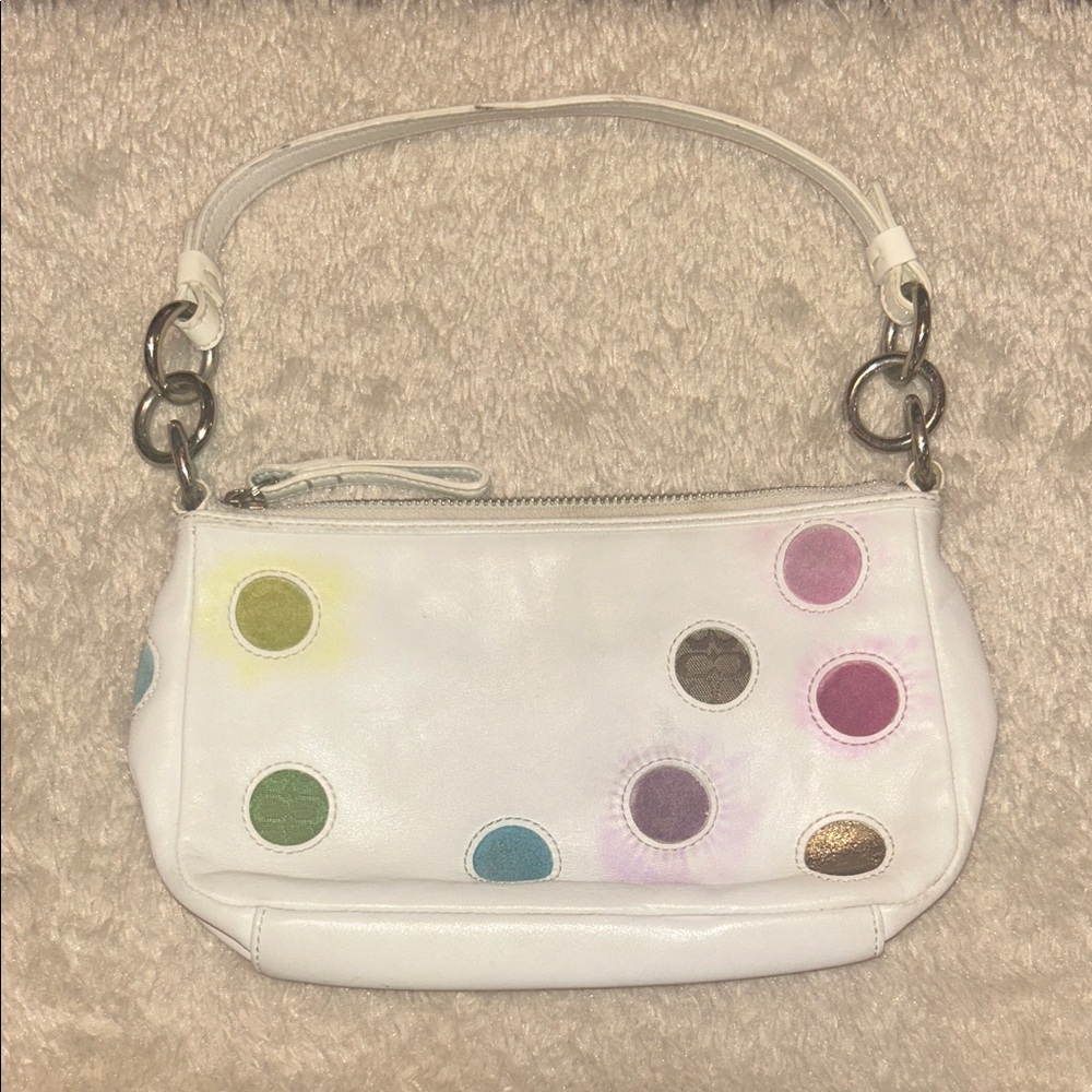 Authentic Coach Polka Dot Pochette